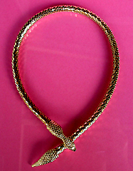 a beautiful vintage costume jewelry necklace