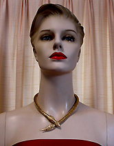 a beautiful vintage costume jewelry necklace