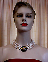 a beautiful vintage costume jewelry necklace