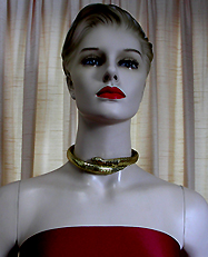 a beautiful vintage costume jewelry necklace