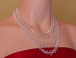 a beautiful vintage costume jewelry necklace