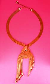 a beautiful vintage costume jewelry necklace Hobe