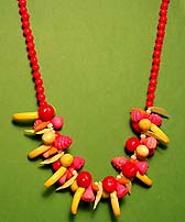 a beautiful vintage costume jewelry necklace signed Kramer