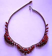 a beautiful vintage costume jewelry Juliana necklace
