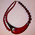 a beautiful vintage costume jewelry necklace Trifari