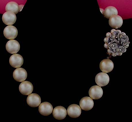 a beautiful vintage costume jewelry parure