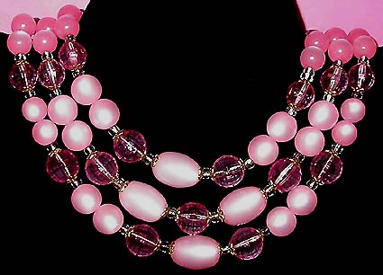 a beautiful vintage costume jewelry parure