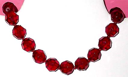a beautiful vintage costume jewelry parure