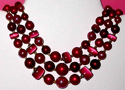a beautiful vintage costume jewelry parure