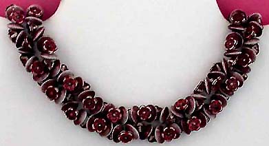 a beautiful vintage costume jewelry parure
