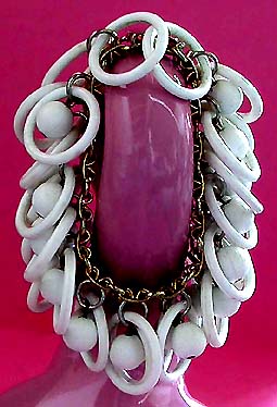 a beautiful vintage costume jewelry parure