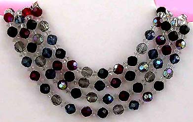 a beautiful vintage costume jewelry parure