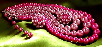 a beautiful vintage costume jewelry parure