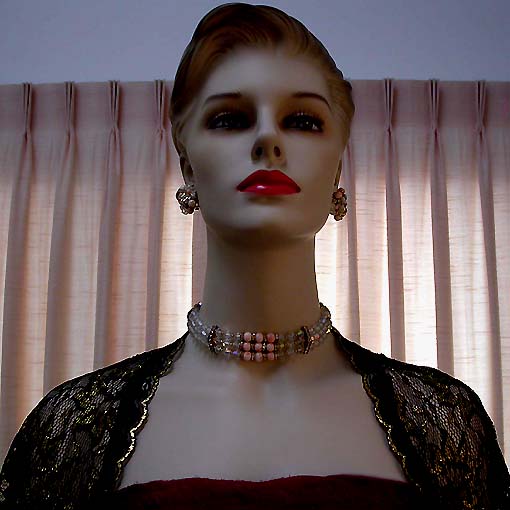a beautiful vintage costume jewelry parure