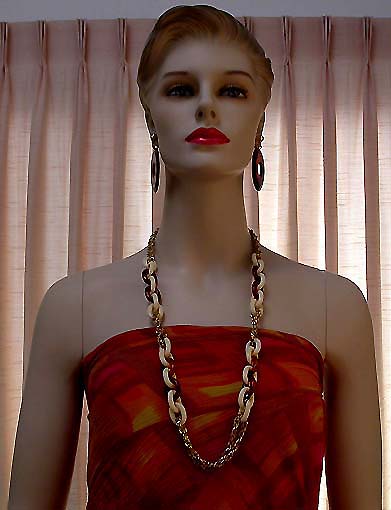 a beautiful vintage costume jewelry parure