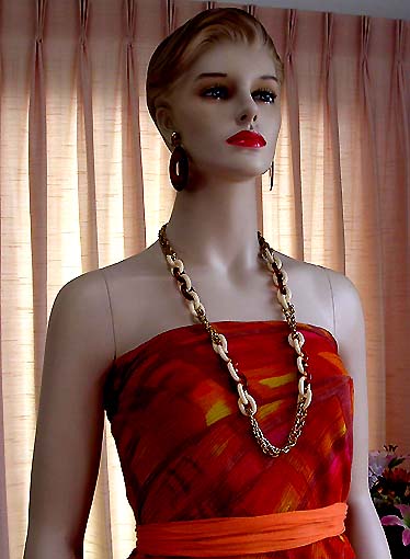 a beautiful vintage costume jewelry parure