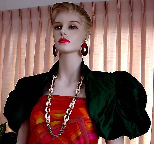 a beautiful vintage costume jewelry parure