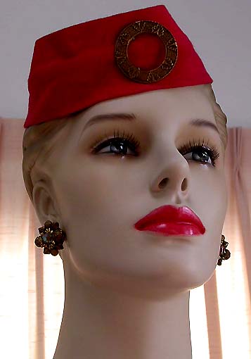 a beautiful vintage costume jewelry parure