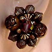 a beautiful vintage costume jewelry parure