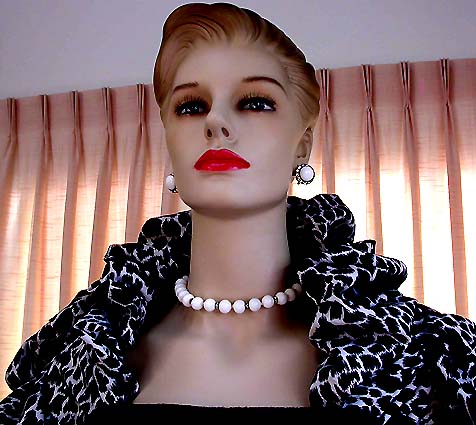 a beautiful vintage costume jewelry parure