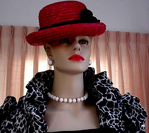 a beautiful vintage costume jewelry parure