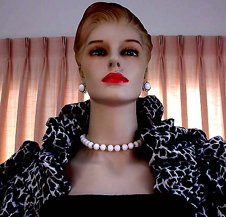 a beautiful vintage costume jewelry parure