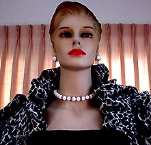a beautiful Juliana vintage costume jewelry necklace, bracelet and earrings