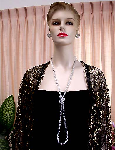 a beautiful vintage costume jewelry parure