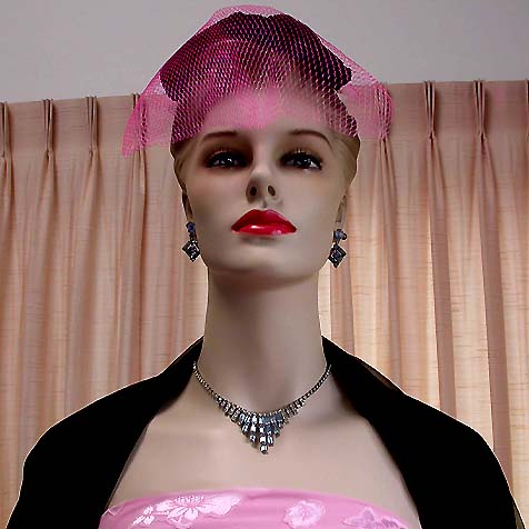 a beautiful vintage costume jewelry parure