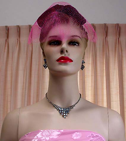 a beautiful vintage costume jewelry parure