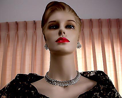 a beautiful vintage costume jewelry parure