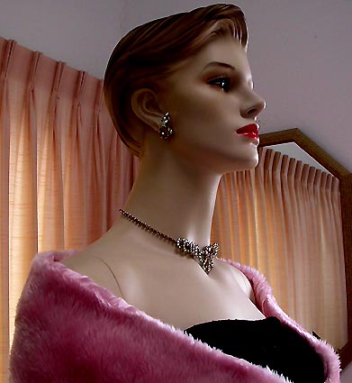 a beautiful vintage costume jewelry parure