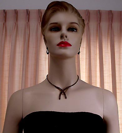 a beautiful vintage costume jewelry parure