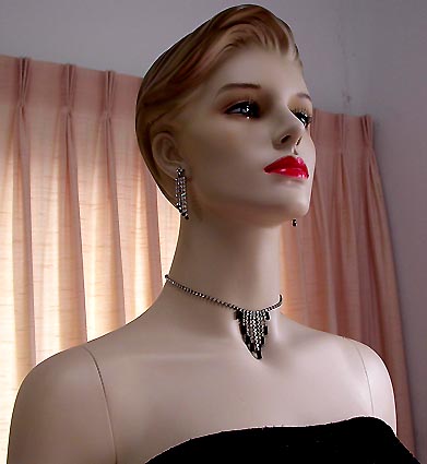 a beautiful vintage costume jewelry parure