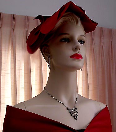 a beautiful vintage costume jewelry parure