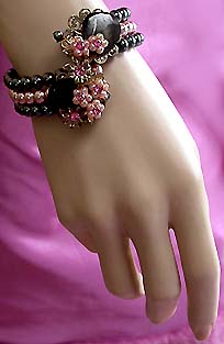 a beautiful vintage costume jewelry parure