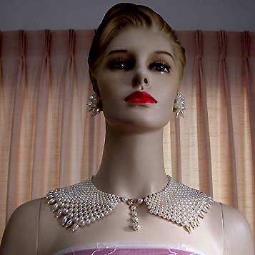 a beautiful vintage costume jewelry parure