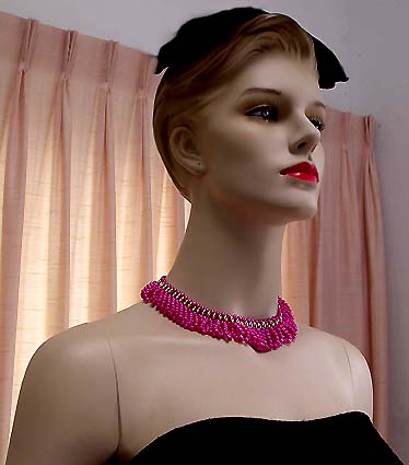 a beautiful vintage costume jewelry parure