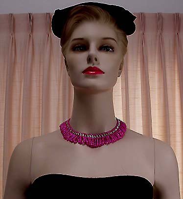 a beautiful vintage costume jewelry parure