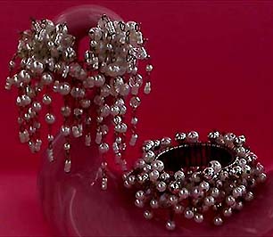 a beautiful vintage costume jewelry parure