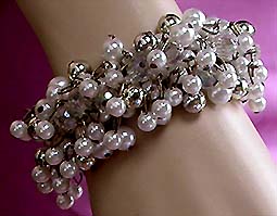a beautiful vintage costume jewelry parure