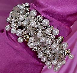 a beautiful vintage costume jewelry parure