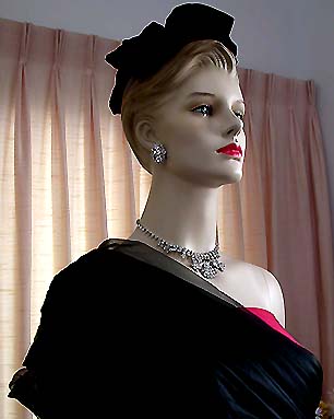 a beautiful vintage costume jewelry parure