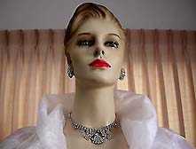 a beautiful Juliana vintage costume jewelry necklace, bracelet and earrings