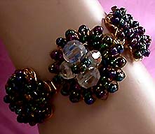 a beautiful vintage costume jewelry parure