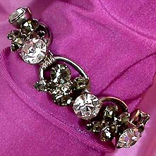 a beautiful vintage costume jewelry parure