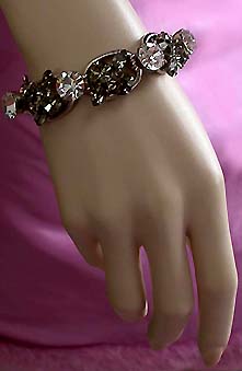 a beautiful vintage costume jewelry parure