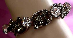 a beautiful vintage costume jewelry parure