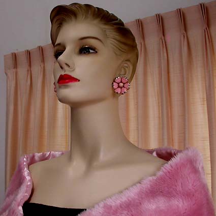 a beautiful vintage costume jewelry parure