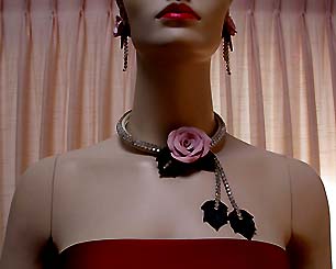 a beautiful vintage costume jewelry parure